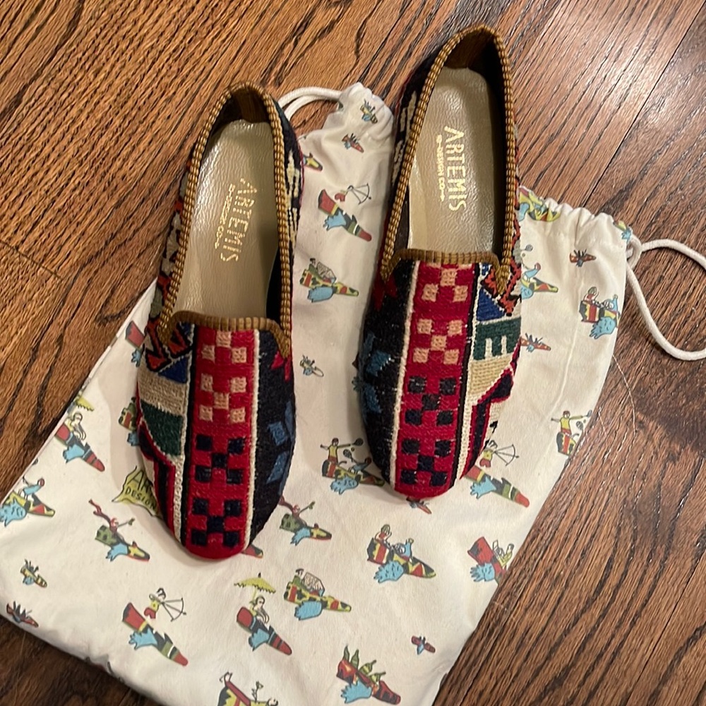 Artemis Kilim Smoking Shoes